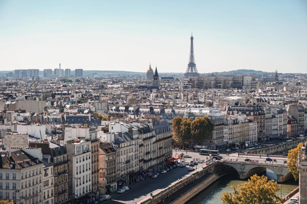 Check out what the best things to see in each Paris arrondissement are. pictured: The Parisian cityscape during the day