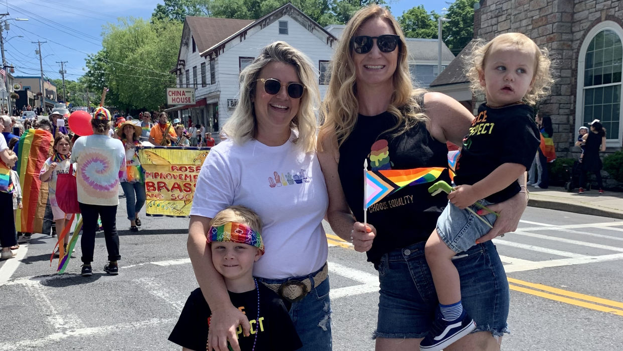 Writer Laura Leigh Abby (right) and her wife went through a second-parent adoption to secure their parental rights. (Photo: Courtesy of Laura Leigh Abby)