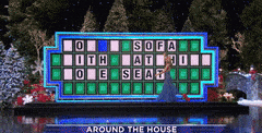 Vanna White on "Wheel of Fortune"