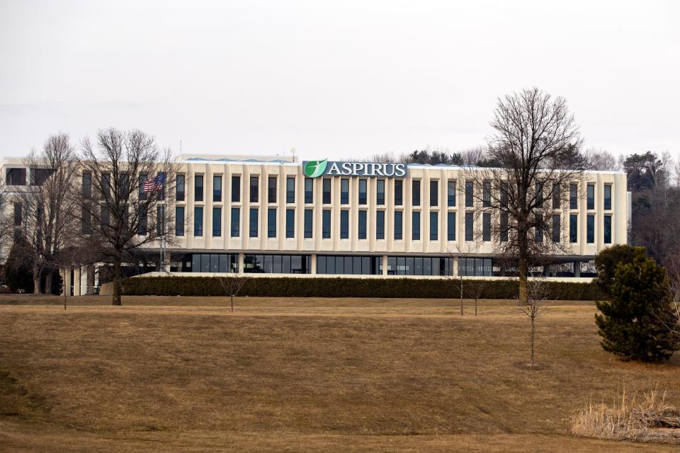 The corporate office for Aspirus is pictured on March 9 in Wausau.