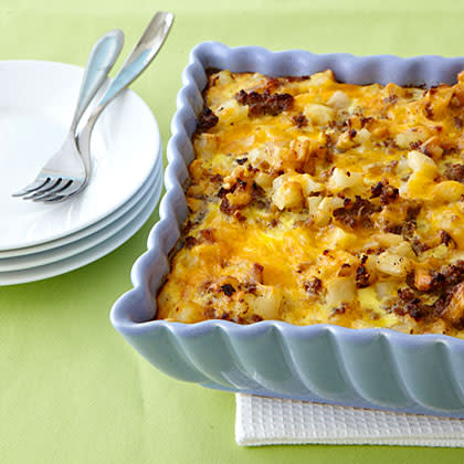 Sausage-Hash Brown Breakfast Casserole