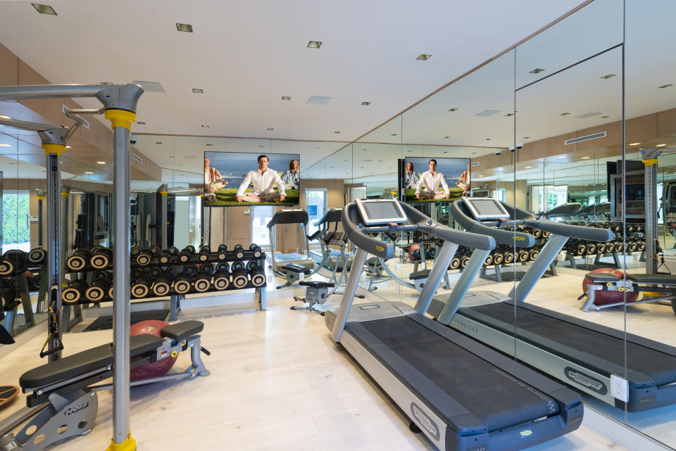 Mel B's property has its own gym. (Photo: The Agency)