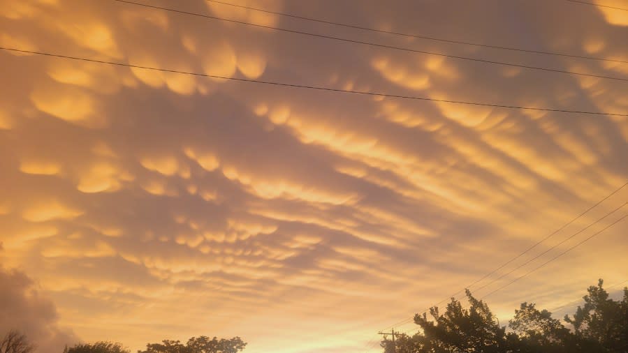 Wichita sunset on April 30, 2024 (Courtesy: KSN / Carina Branson)