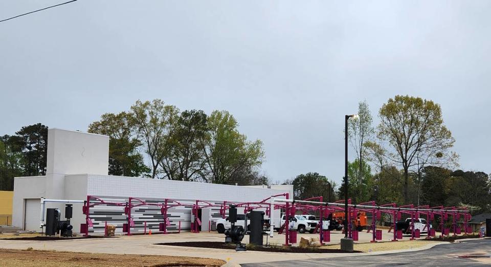 A ModWash car wash is under construction just off Harbison Boulevard near Harban Court in the the Columbia and Irmo area.
