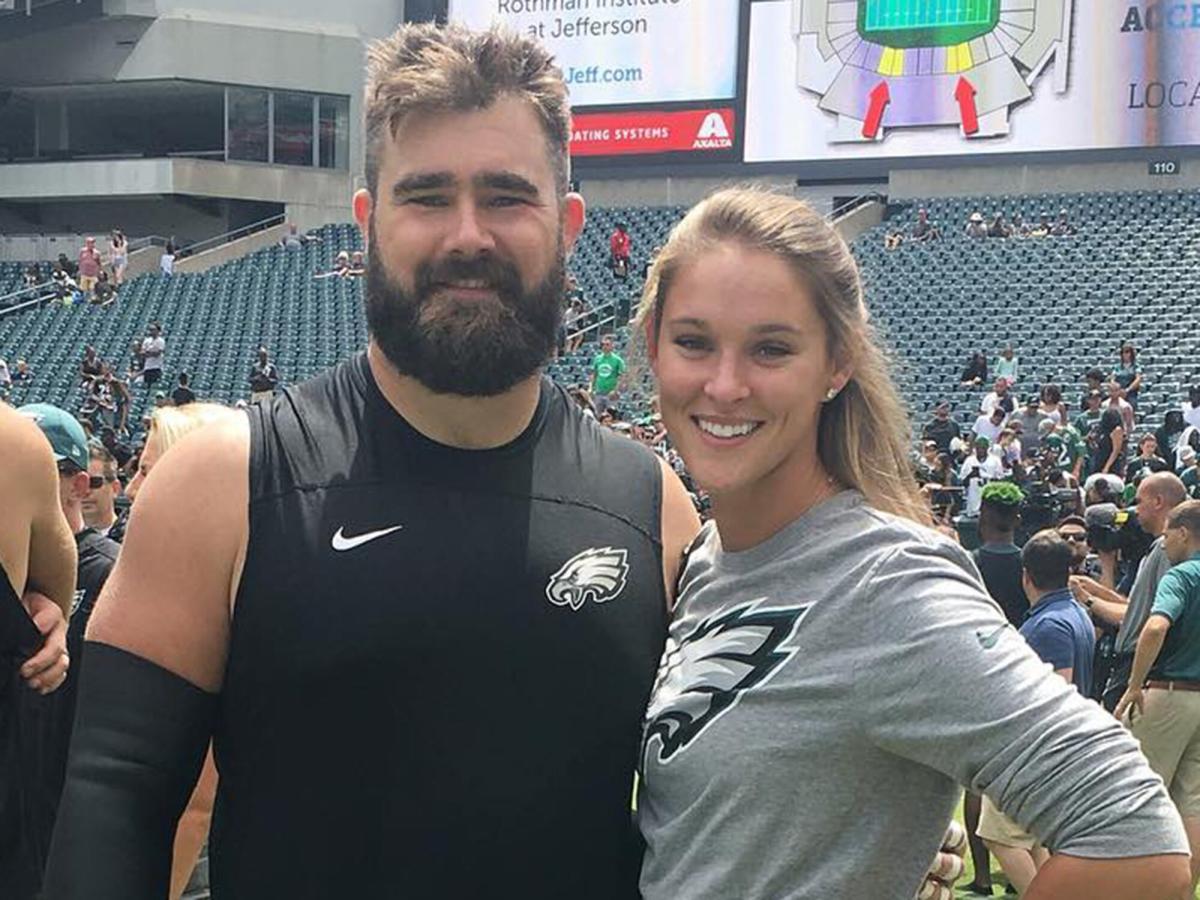 Jason Kelce Says Wife Kylie Did Not Give Birth at Super Bowl 'I Was