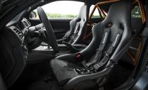 These one-piece buckets are standard in the European cars. U.S. cars will get a lightweight version of the seats that come with <a href="http://www.caranddriver.com/reviews/2016-bmw-m4-competition-pack-first-drive-review" rel="nofollow noopener" target="_blank" data-ylk="slk:the new Competition package–equipped M3/M4s;elm:context_link;itc:0;sec:content-canvas" class="link ">the new Competition package–equipped M3/M4s</a>. At the same time, while Europeans have to pay extra to get the orange roll cage, all U.S. cars will come with it. It’s up to you to find a set of harnesses if the standard seatbelts aren’t secure enough for you.