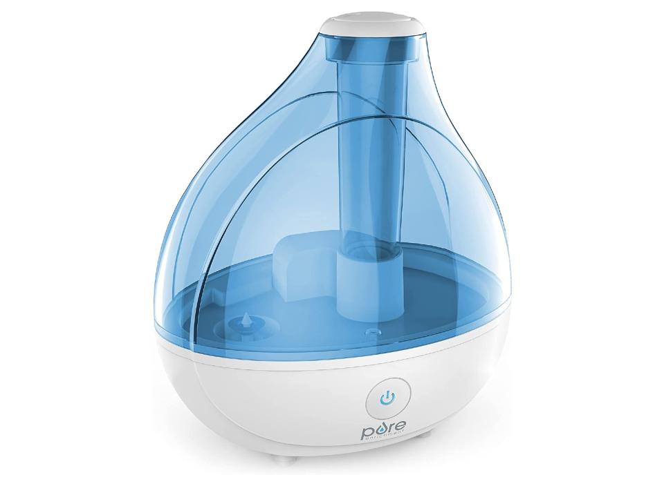 Ultrasonic humidifier lasts up to 25 hours with whisper-quiet operation