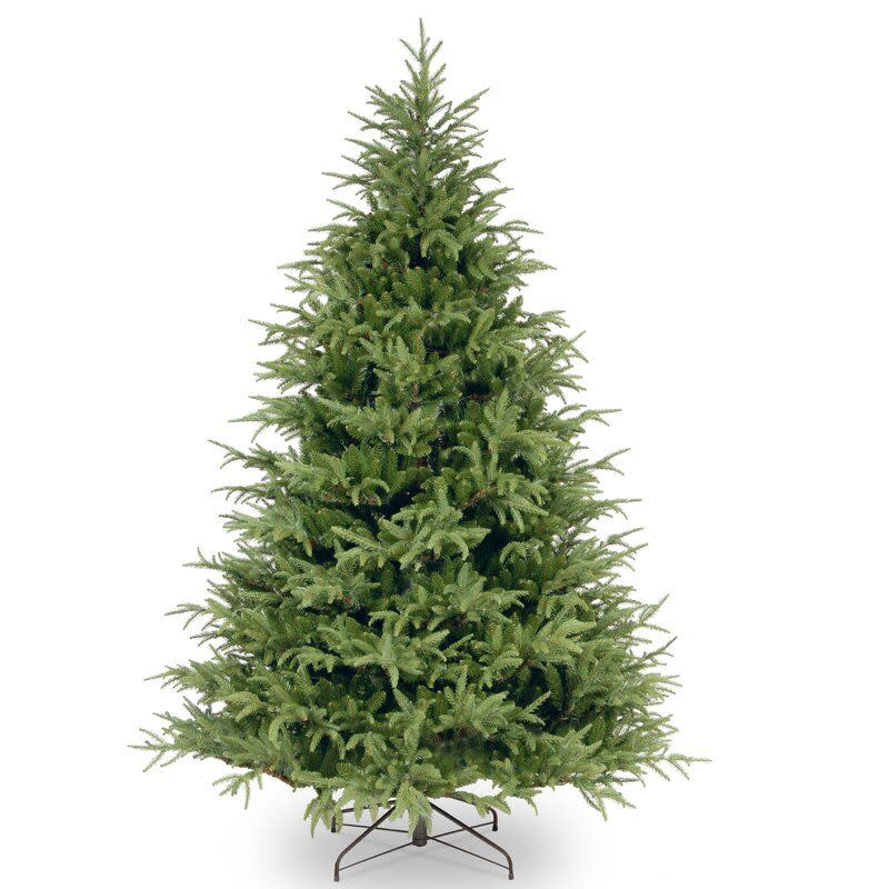 11) The Holiday Aisle Ondrasek 7-Foot Green Pine Artificial Christmas Tree