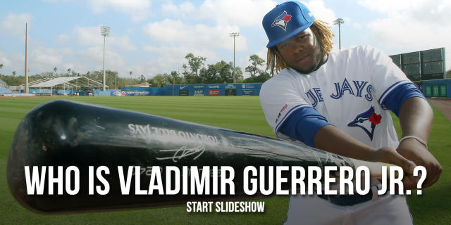 Vladimir Guerrero Jr wears his dad's jersey before MLB debut - Sports  Illustrated