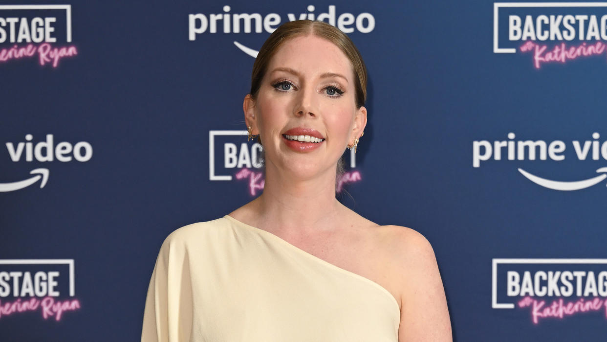 Katherine Ryan is pregnant with her third child, the star revealed on an episode of her podcast. (Karwai Tang/WireImage)