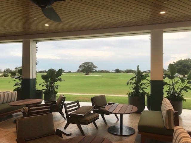 The Park West Palm, a place to practice or play golf, and grab a beer and a burger with friends.