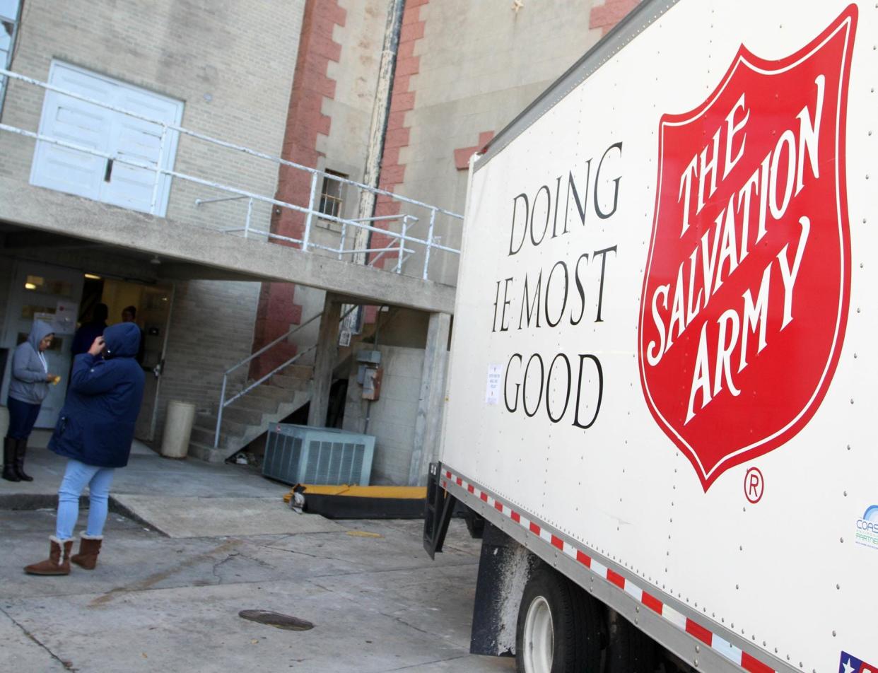 Volunteers with the New Bern Salvation Army distribute Angel Tree gifts in December 2109.  While much of the organization's hurricane and pandemic relief funds have run out, needs within the community remain as prevalent as ever, according to the organization's new Commanding Corps Officer, Major Karl Dahlin.