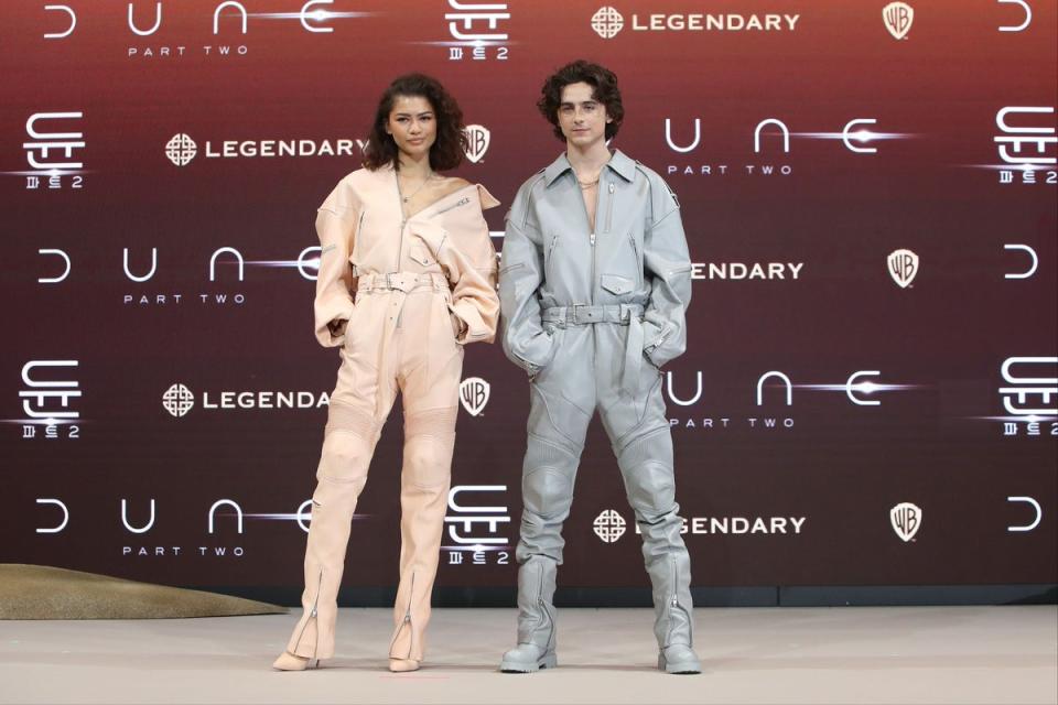 Zendaya and Timothée Chalamet (Getty Images)