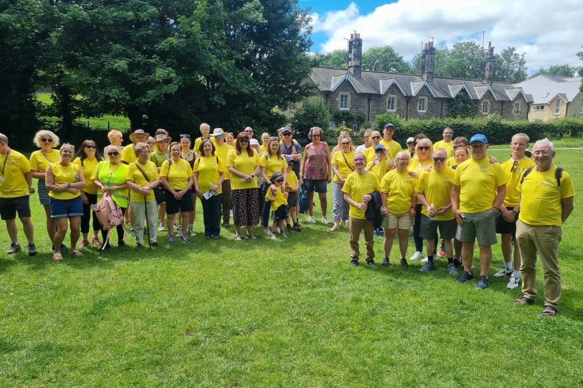 People about to set off on the Richmond Dementia Awareness Walk <i>(Image: Dementia Forward)</i>