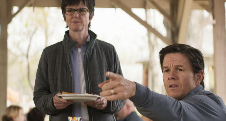 Mark Wahlberg puts his foot right in it in this new clip from <i>Instant Family</i>. (Paramount)