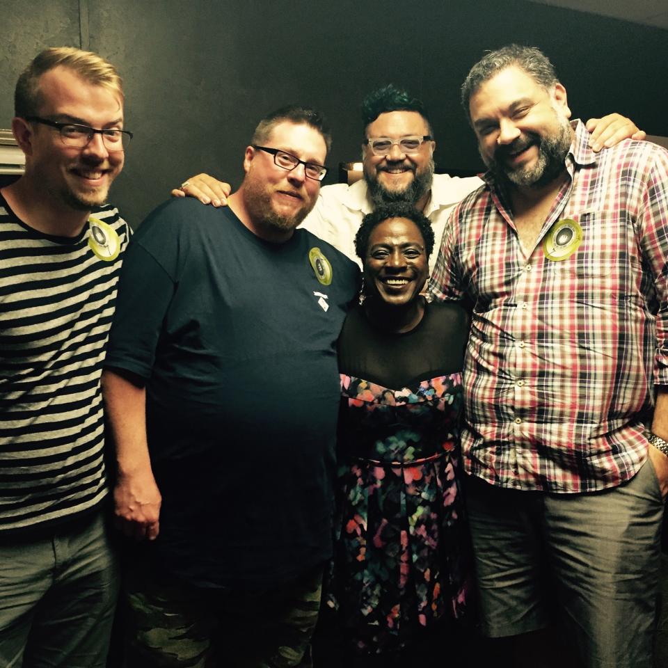The last time Nakia saw Sharon in person, backstage at Austin360 Amphitheater. July 2015. Photo credit: Nakia