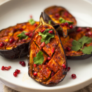 <p>Our aubergine recipes make the best of one of the most versatile vegetables. From curries to slow cooker stews <a href="https://www.goodhousekeeping.com/uk/food/cookery-videos/a657341/how-to-prepare-aubergines/" rel="nofollow noopener" target="_blank" data-ylk="slk:aubergines;elm:context_link;itc:0;sec:content-canvas" class="link ">aubergines</a> are a great ingredient and become meltingly tender when roasted in the oven. If thinly sliced and grilled they can also be wonderfully crispy.</p><p>We particularly love a slow cooker curry and recommend our <a href="https://www.goodhousekeeping.com/uk/food/recipes/a33542472/slow-cooker-vegan-jalfrezi/" rel="nofollow noopener" target="_blank" data-ylk="slk:slow cooker aubergine and sweet potato jalfrezi;elm:context_link;itc:0;sec:content-canvas" class="link ">slow cooker aubergine and sweet potato jalfrezi</a>. If you're looking for something easier how about our <a href="https://www.goodhousekeeping.com/uk/food/recipes/a568678/miso-aubergines-spring-green-rice/" rel="nofollow noopener" target="_blank" data-ylk="slk:quick miso aubergines with spring green rice;elm:context_link;itc:0;sec:content-canvas" class="link ">quick miso aubergines with spring green rice</a>?</p>