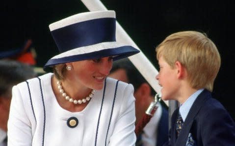 Princess Diana and Prince Harry - Tim Graham Photo Library via Getty Images