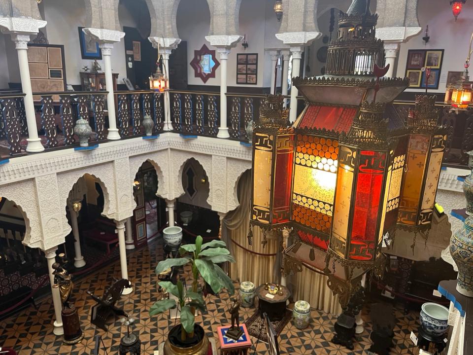 interior shot of a spanish-inspired museum in st. Augustine florida