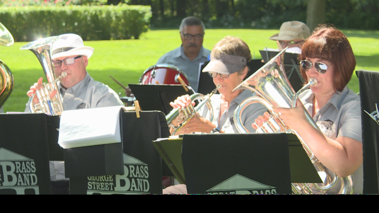 Antoinette Perry enjoys hosting first garden party