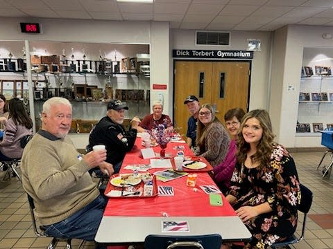Licking Valley Renaissance students enjoyed breakfast with local veterans as part of their Veterans Day program.