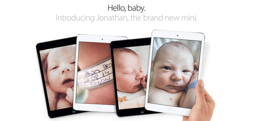 Birth announcement for son of former Apple employee