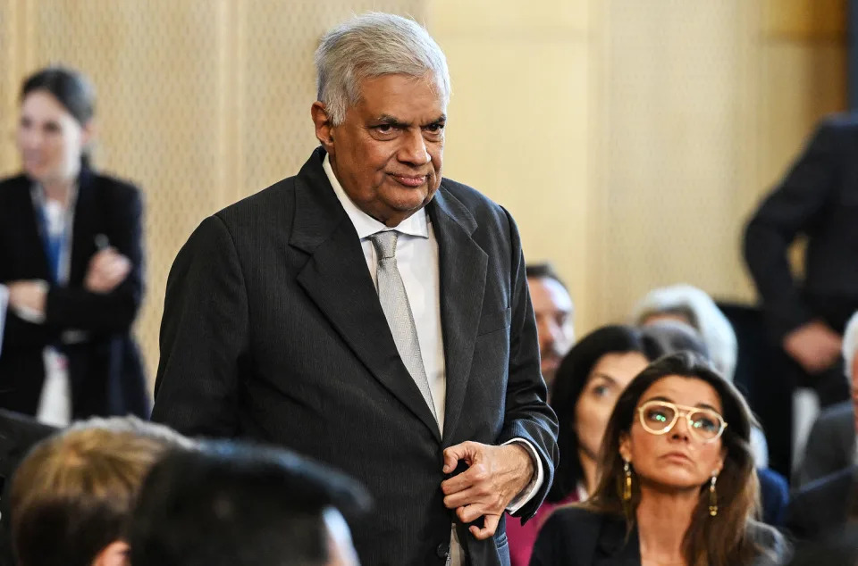 President of Sri Lanka Ranil Wickremesinghe (John MacDougall / AFP via Getty Images file)