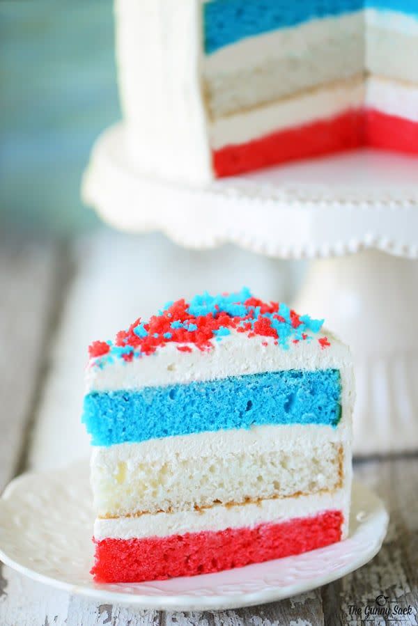 Red White and Blue Cake Recipe