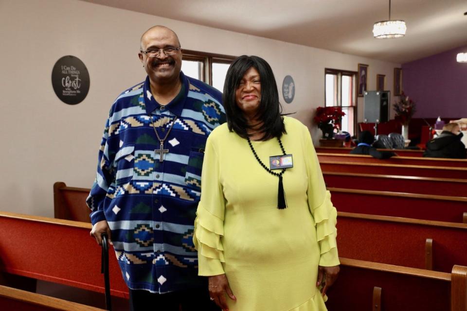 YES Club founder Carl Cole and his wife, Dianna Cole, seen here on Saturday, Jan. 22, 2022 at Holy Temple Church in Freeport, are expanding their popular YES Club from Rockford to Freeport.