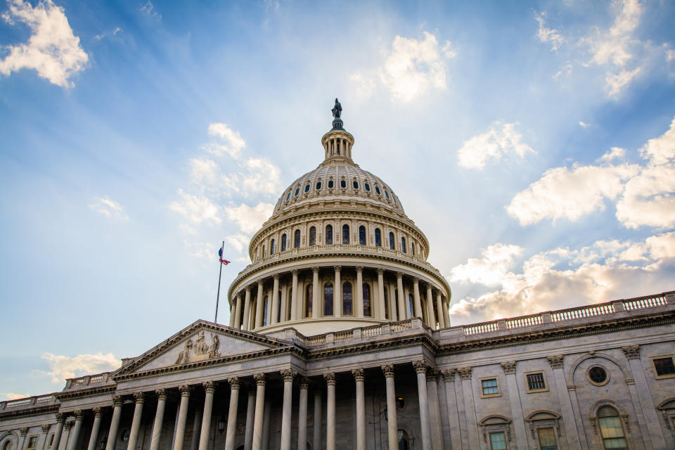 close up of the capitol