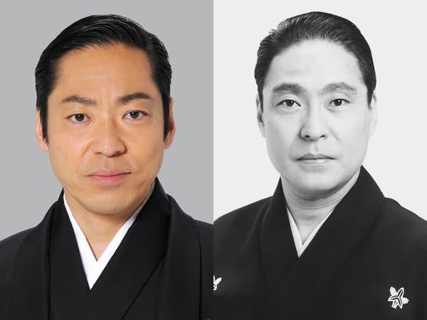 <strong>香川照之（左）的父親市川猿翁（右）因心律不整病逝，享壽83歲。（圖／翻攝自推特）</strong>