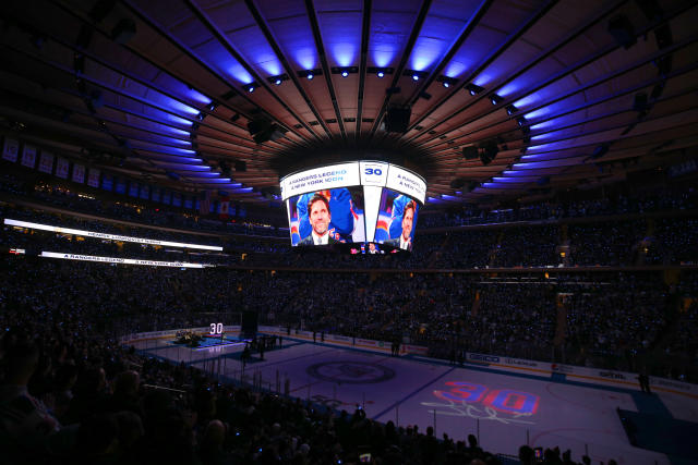 New York Rangers retire Henrik Lundqvist's No. 30 at stirring ceremony