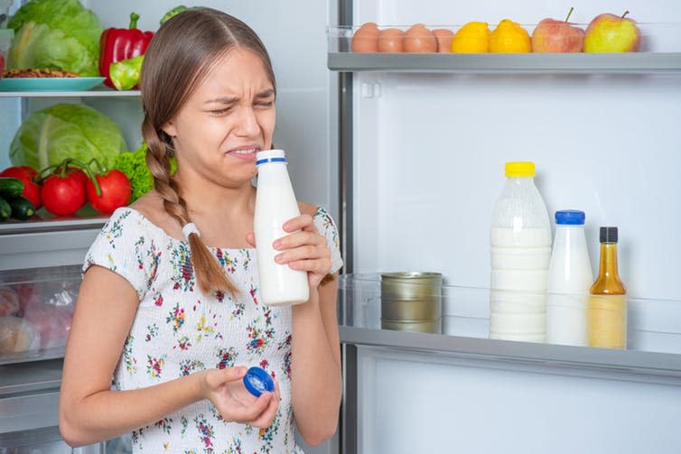 <span class="caption">Imagine not being able to tell if the milk is off?</span> <span class="attribution"><a class="link " href="https://www.shutterstock.com/image-photo/beautiful-young-teen-girl-holding-bottle-1511721308" rel="nofollow noopener" target="_blank" data-ylk="slk:VaLiza/Shutterstock;elm:context_link;itc:0;sec:content-canvas">VaLiza/Shutterstock</a></span>