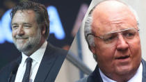 <p>Crowe looks unrecognisable as former Chairman and CEO of Fox News Roger Ailes. </p>