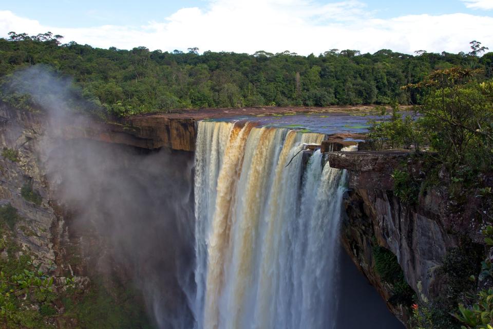 A view from Kaieteur Falls in Guyana.