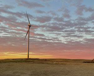 Harvesting the wind in the land of living skies.