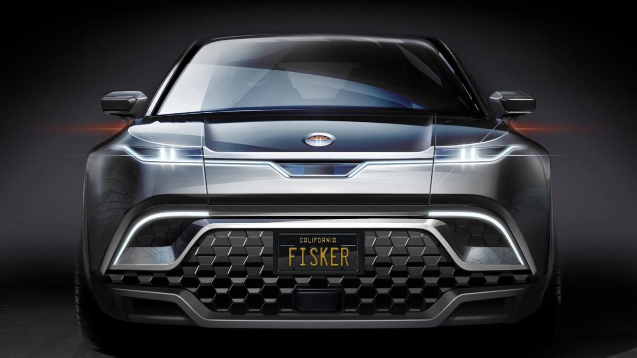 Illustration: Das von Fisker geplante elekrische SUV. Foto: Fisker