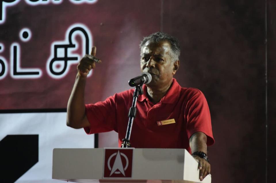Sadasivam Veriyah, who ran for Bukit Batok SMC in the 2015 General Election. (Photo: Joseph Nair)