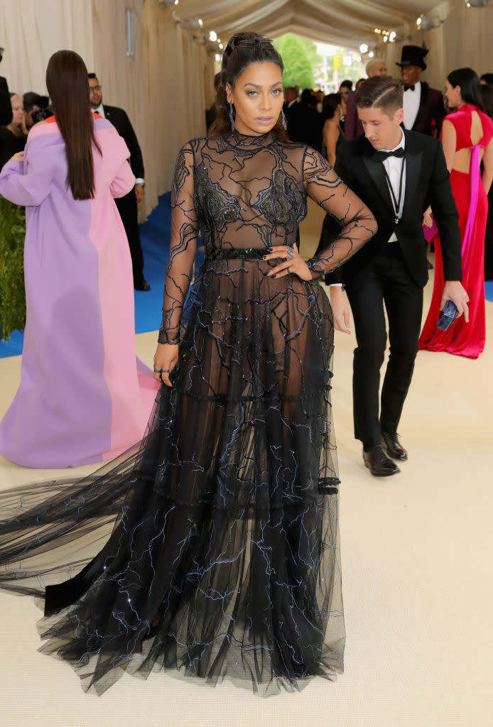 La La Anthony at the 2017 Met Gala. (Photo: Getty Images)