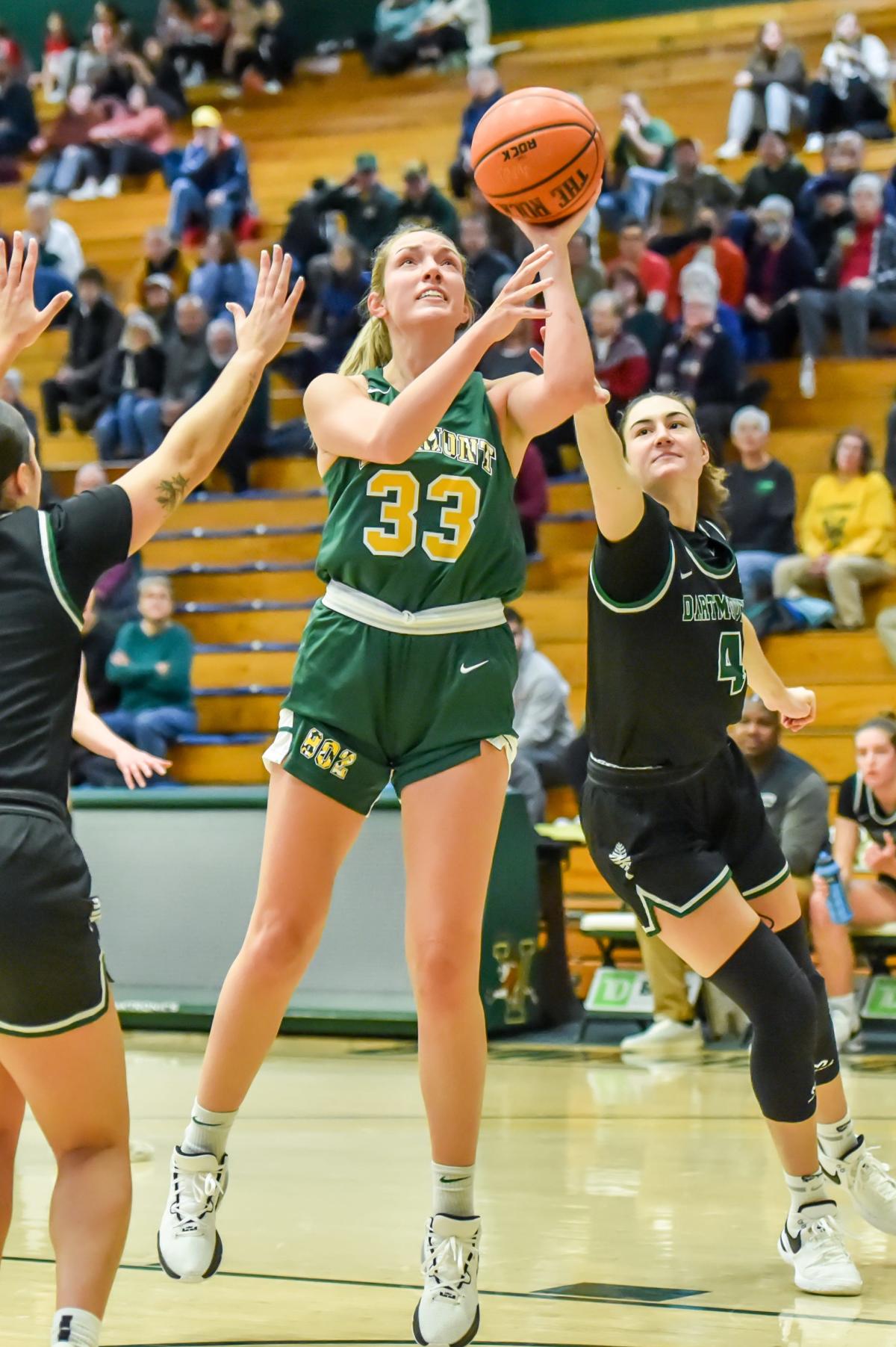 Vermont Dismantles Dartmouth Womens Basketball With Second Half Surge 