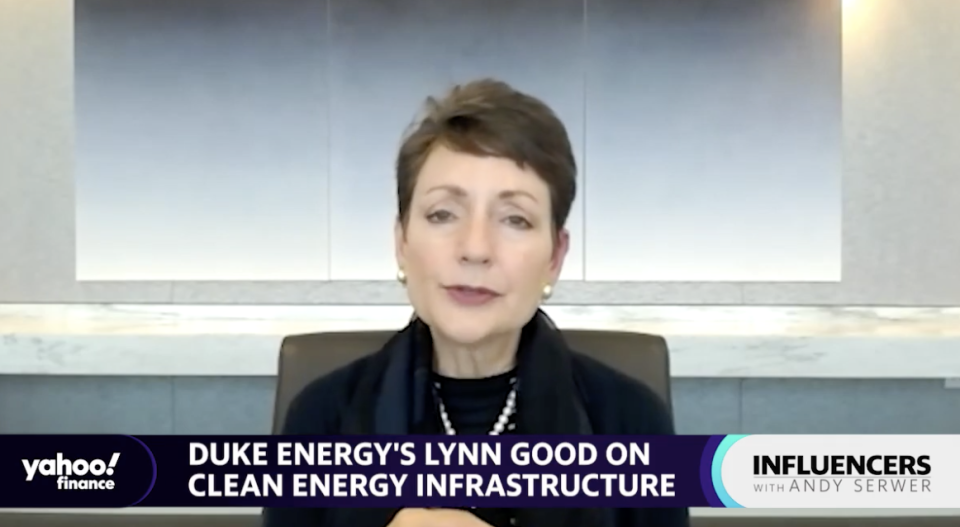 Lynn Good, Chair, President, and CEO of Duke Energy, speaks with Yahoo Finance Editor-in-Chief Andy Serwer on an episode of 