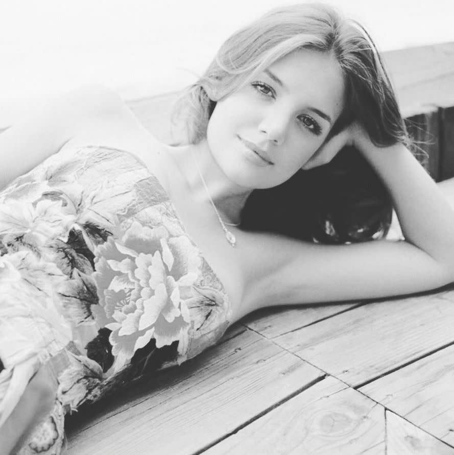 <p>… ergatterte Katie Holmes, heute 38 Jahre alt, ihre erste Filmrolle in “Der Eissturm”. (Bild: Instagram/katieholmes212) </p>
