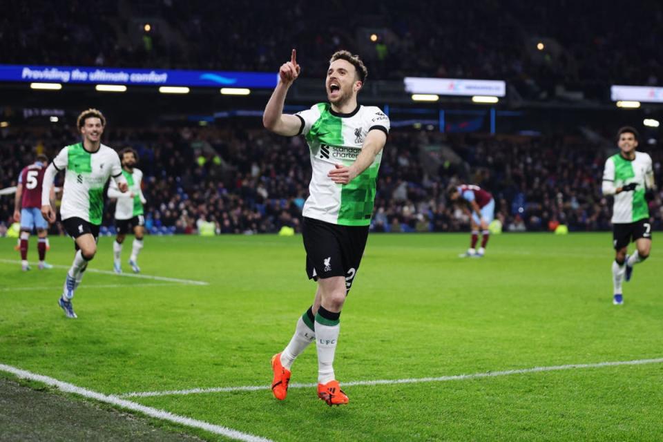 Diogo Jota scored against Burnley off the bench (Getty Images)