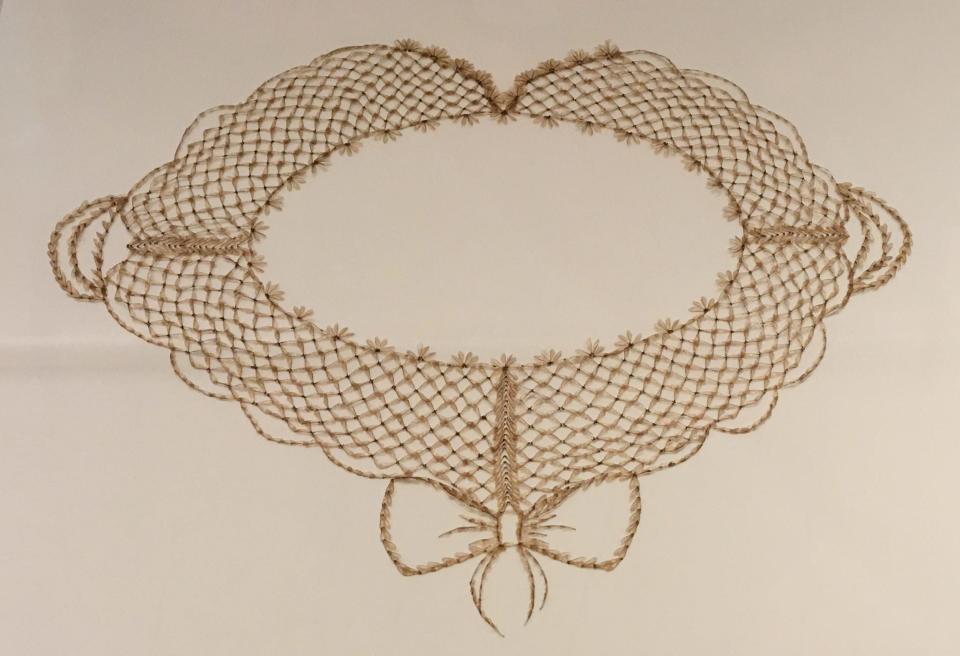 "Bee Wing Lace Necklace," by Luci Jockel.