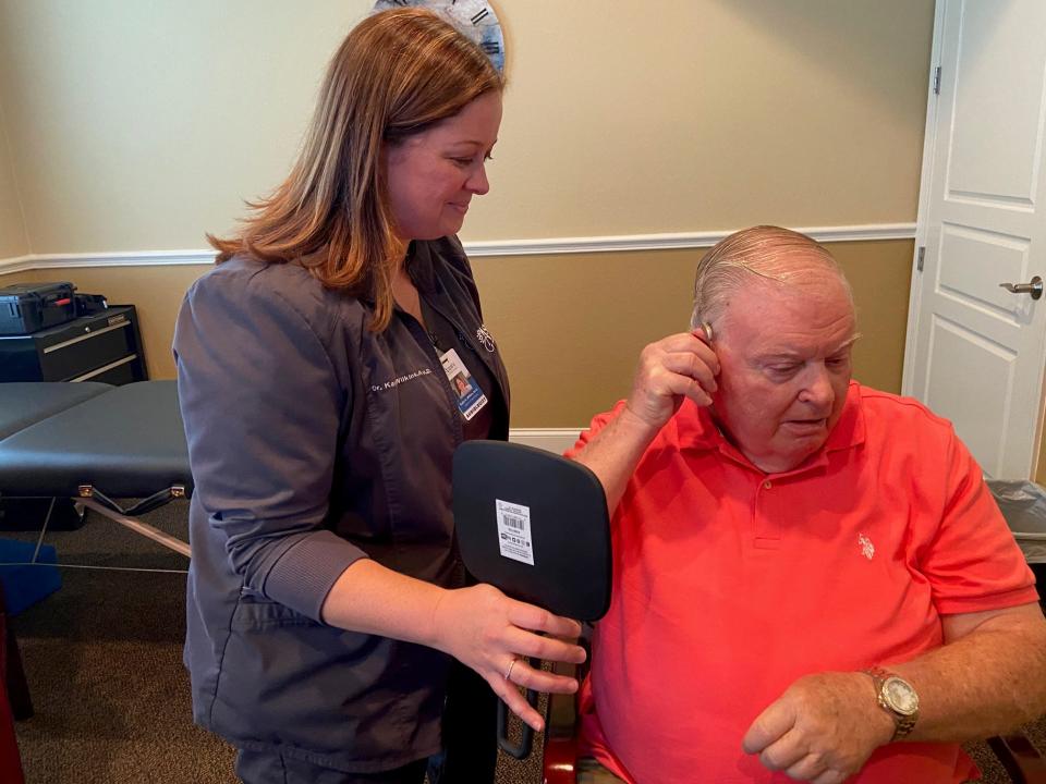 Dr. Kayla Wilkins with John Vickery