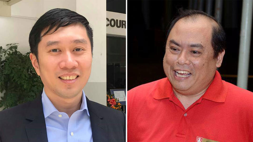 Civil activist Jolovan Wham (left) and Singapore Democratic Party vice-chairman John Tan. (<span>PHOTOS: Jolovan Wham, John L Tan/Facebook)</span>