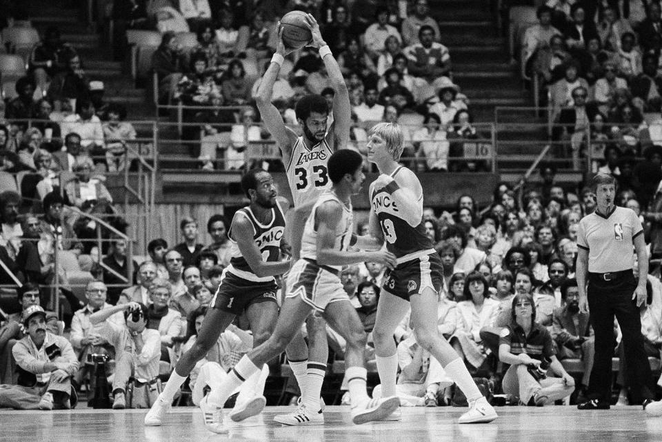 Kareem Abdul-Jabbar, Lew Alcindor, Gus Williams, Jack Sikma, Norm Nixon