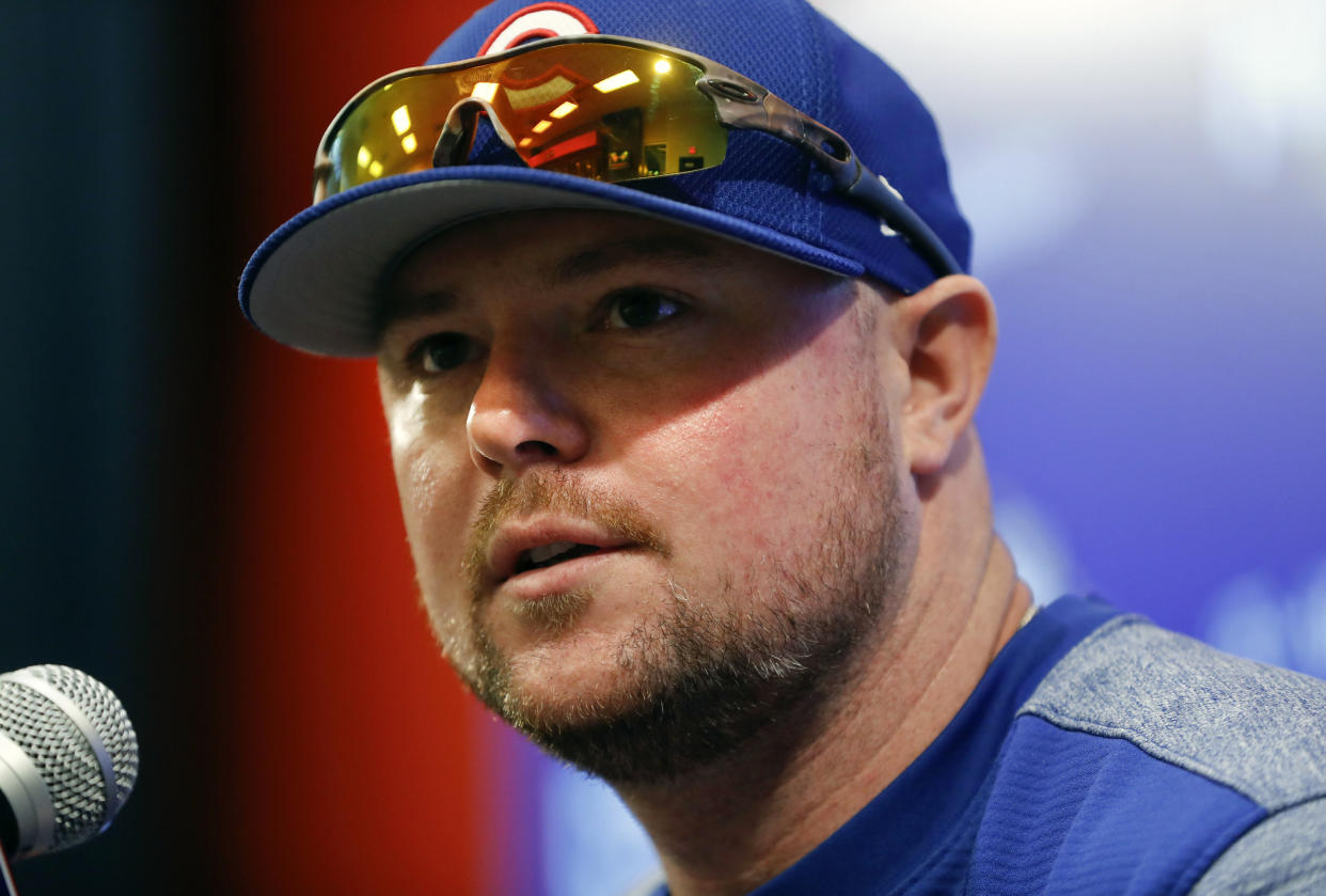 Chicago Cubs pitcher Jon Lester.