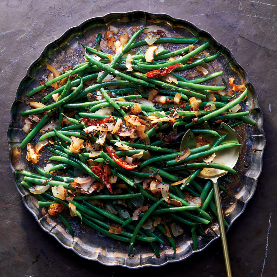 Caramelized Coconut Green Beans