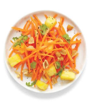 Carrot Slaw With Pineapple and Peanuts